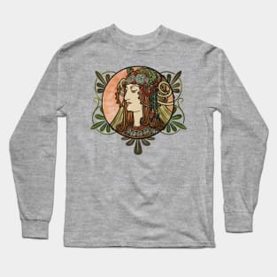 Stained Glass For The Facade Of La Boutique Fouquet Long Sleeve T-Shirt